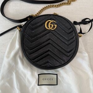 Gucci marmont black crossbody